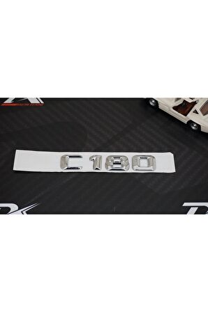 C180 Bagaj Krom Metal 3m 3d Yazı Logo