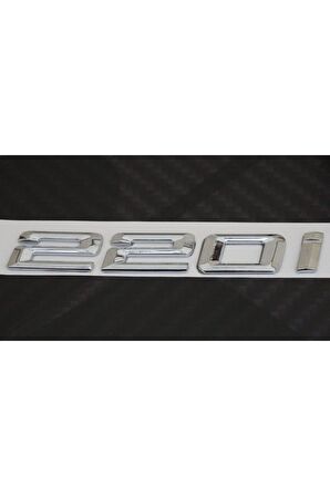 Bmw 220i Bagaj Krom Metal 3m 3d Yazı Logo