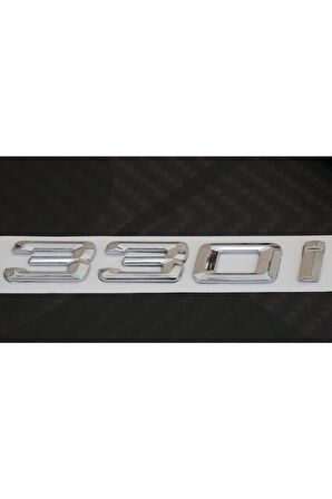 Bmw 330i Bagaj Krom Metal 3m 3d Yazı Logo