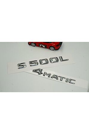 Benz S500l 4matic Bagaj Krom Metal 3m 3d Yazı Logo
