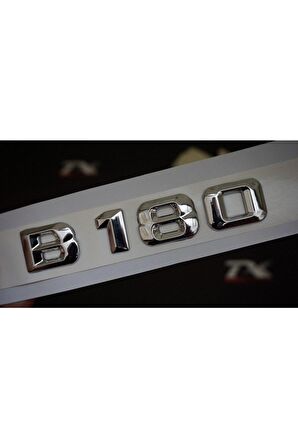 B180 Bagaj Krom Metal 3m 3d Yazı Logo