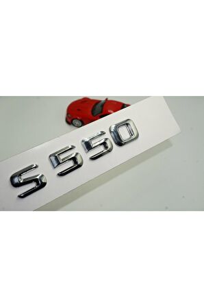 Benz S550 Bagaj Krom Metal 3m 3d Yazı Logo