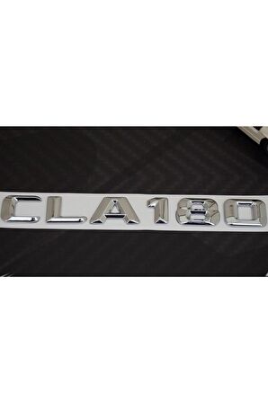 Cla180 Bagaj Krom Metal 3m 3d Yazı Logo