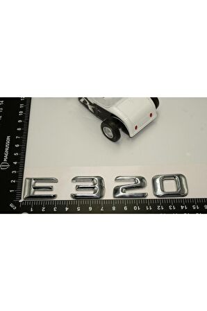 E320 Bagaj Krom Metal 3m 3d Yazı Logo
