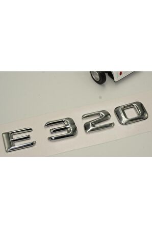E320 Bagaj Krom Metal 3m 3d Yazı Logo