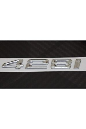 Bmw 428i Bagaj Krom Metal 3m 3d Yazı Logo