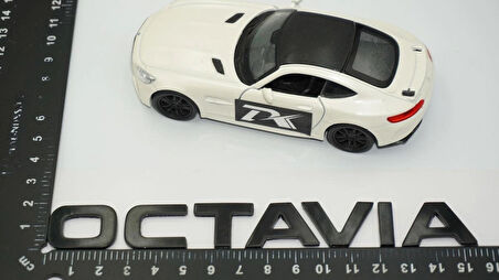 DK Tuning Octavia Yeni Nesil Bagaj Siyah Yazı Logo Skoda İle Uyumlu
