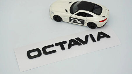 DK Tuning Octavia Yeni Nesil Bagaj Siyah Yazı Logo Skoda İle Uyumlu