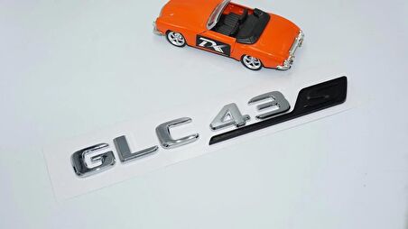 DK Tuning GLC 43S Bagaj Krom Siyah ABS Yazı Logo Benz İle Uyumlu