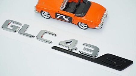 DK Tuning GLC 43S Bagaj Krom Siyah ABS Yazı Logo Benz İle Uyumlu