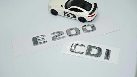 DK Tuning E200 CDi Bagaj Krom ABS 3M 3D Yazı Logo Benz İle Uyumlu