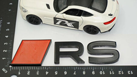 DK Tuning RS 2025+ Bagaj Kırmızı Siyah 3M Yazı Logo Audi İle Uyumlu