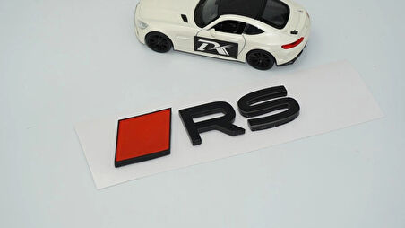 DK Tuning RS 2025+ Bagaj Kırmızı Siyah 3M Yazı Logo Audi İle Uyumlu