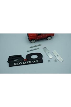 Ford 5.0 Coyote V8 Vidalı Ön Panjur Ikiz Turbo Amblem