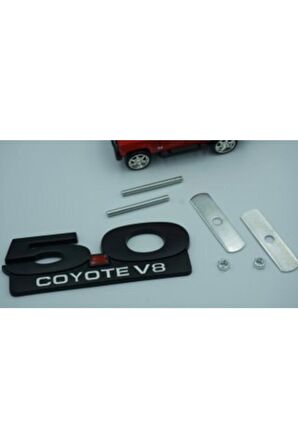 Ford 5.0 Coyote V8 Vidalı Ön Panjur Ikiz Turbo Amblem