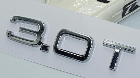 DK Tuning Audi 3.0T Bagaj Krom ABS 3M 3D Yazı Logo