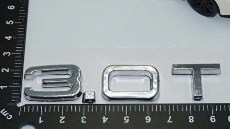 DK Tuning Audi 3.0T Bagaj Krom ABS 3M 3D Yazı Logo