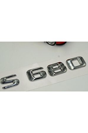 Benz S680 Bagaj Krom Metal 3m 3d Yazı Logo