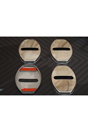 Volkswagen Krom Metal 3m Kapı Kilidi Logo 4 Lü Set