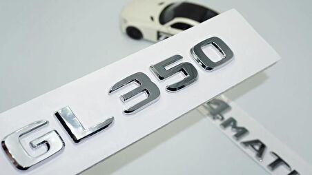 DK Tuning GL350 4Matic Bagaj Krom ABS Yazı Logo Benz İle Uyumlu