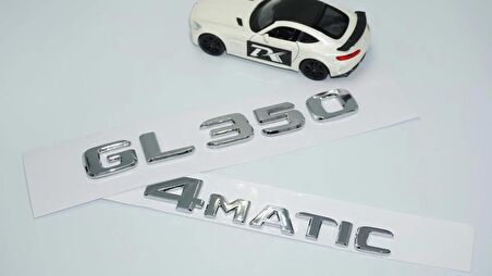 DK Tuning GL350 4Matic Bagaj Krom ABS Yazı Logo Benz İle Uyumlu