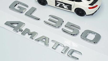 DK Tuning GL350 4Matic Bagaj Krom ABS Yazı Logo Benz İle Uyumlu