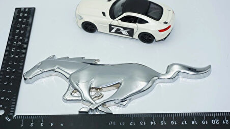 DK Tuning Ford Ranger Koşan At Bagaj Krom Metal Logo