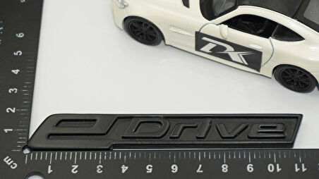 DK Tuning eDrive Bagaj Mat Siyah 11cm Yeni Nesil Yazı Bmw İle Uyumlu