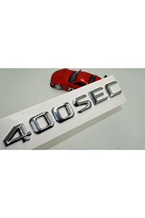 Benz 400 Sec Bagaj Krom Metal 3m 3d Yazı Logo