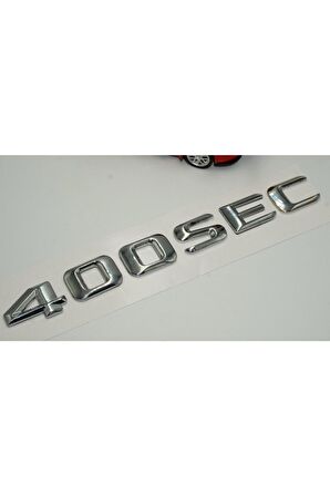 Benz 400 Sec Bagaj Krom Metal 3m 3d Yazı Logo