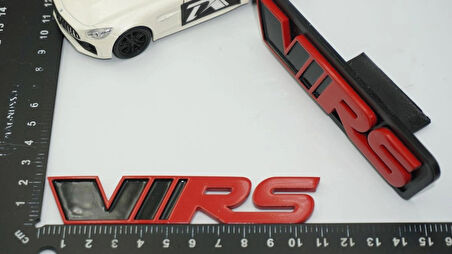 DK Tuning Skoda VRS Ön Panjur Bagaj Kırmızı Siyah Logo Arma Seti
