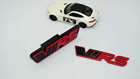 DK Tuning Skoda VRS Ön Panjur Bagaj Kırmızı Siyah Logo Arma Seti