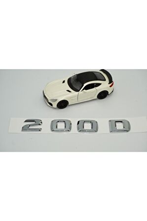 200 D Bagaj Krom Abs 3m 3d Yazı Logo