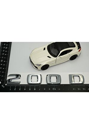 200 D Bagaj Krom Abs 3m 3d Yazı Logo