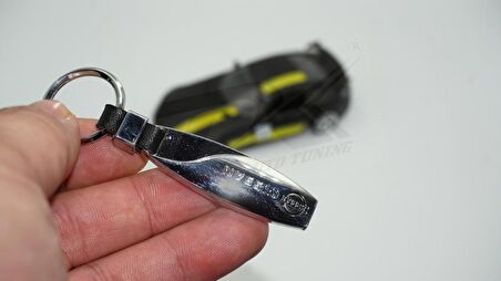 Nissan Logo Su Damlası Model Stil Deri Metal Anahtarlık