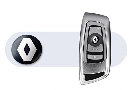 Renault Oto Anahtar 3M Metal Alaşım Logo 2Li Set