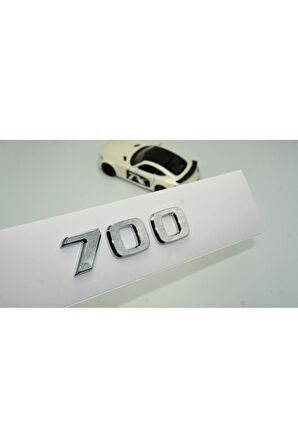 DK Benz 700 BRABUS Bagaj Krom ABS 3M 3D Yazı Logo