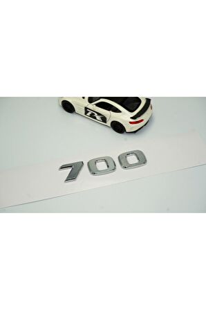 DK Benz 700 BRABUS Bagaj Krom ABS 3M 3D Yazı Logo
