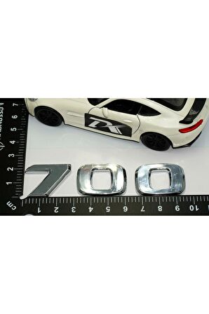 DK Benz 700 BRABUS Bagaj Krom ABS 3M 3D Yazı Logo