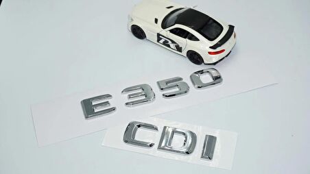 DK Tuning E350 CDi Bagaj Krom ABS 3M 3D Yazı Logo Benz İle Uyumlu