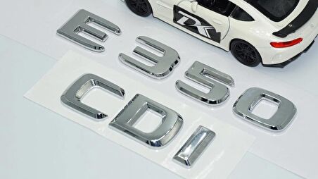 DK Tuning E350 CDi Bagaj Krom ABS 3M 3D Yazı Logo Benz İle Uyumlu
