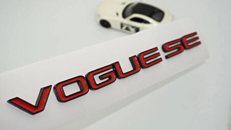 DK Tuning Range Rover Vogue SE Kırmızı Siyah Bagaj Yazı Logo Amblem