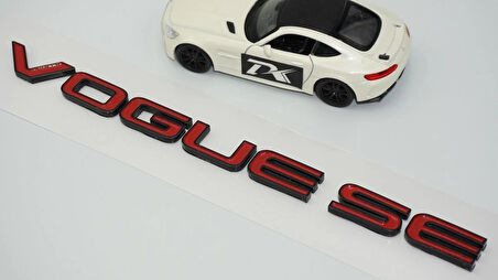 DK Tuning Range Rover Vogue SE Kırmızı Siyah Bagaj Yazı Logo Amblem