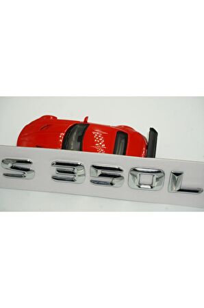 S350l Bagaj Krom Metal 3m 3d Yazı Logo