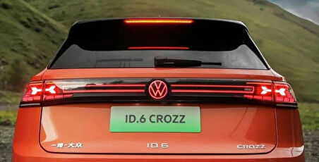 DK Tuning VW Volkswagen iD 6 Bagaj Beyaz Yazı Logo Arma