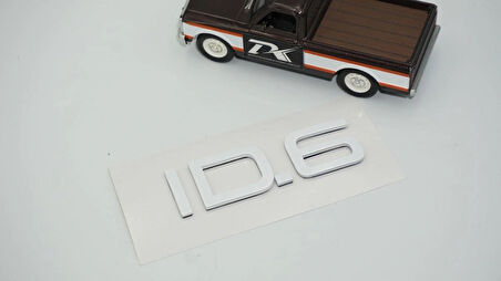 DK Tuning VW Volkswagen iD 6 Bagaj Beyaz Yazı Logo Arma