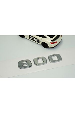 DK Benz 800 BRABUS Bagaj Krom ABS 3M 3D Yazı Logo