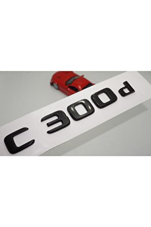 C 300d Bagaj Parlak Siyah Abs 3m 3d Yazı Logo