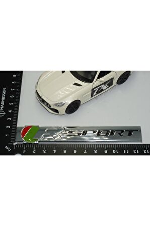 Jaguar R Sport 3m 3d Bagaj Krom Metal Logo Arma