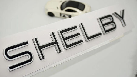 DK Tuning Mustang SHELBY GT350 GT500 Siyah Gri Bagaj Yazı Logo Arma